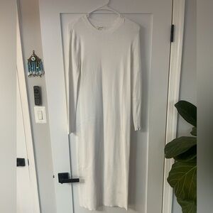 Off white sweater dress